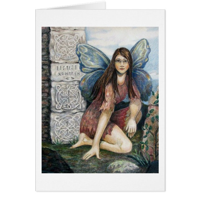 Cartão Escute o vento (Frente)