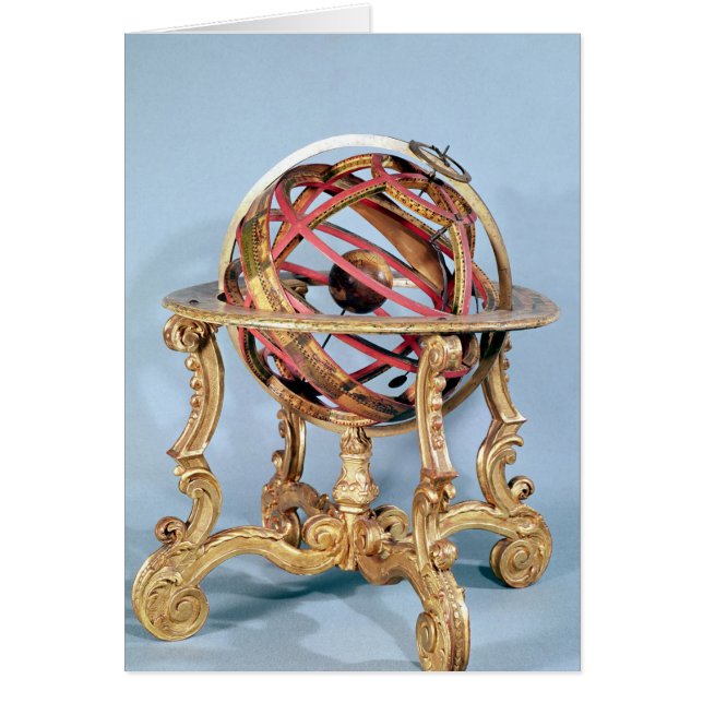 Cartão Esfera Armillary (Frente)