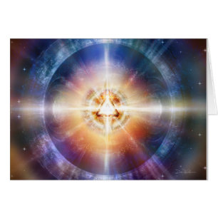 Cartão Esfera do triângulo da estrela