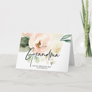 Cartão Esfregue Minha Avó, Minha Avó Do Dia Do Casamento