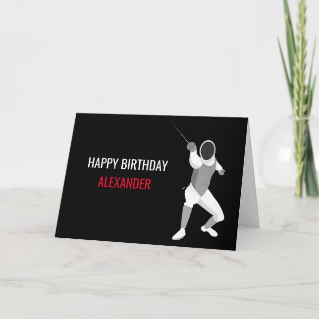 Cartão Esgrima (Frente)