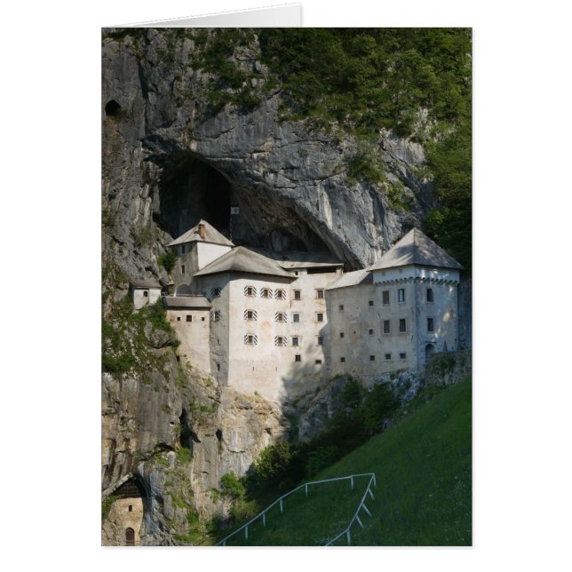 Cartão ESLOVÊNIA, RANJSKA, Castelo Predjama: século XVI (Frente)
