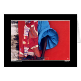 Cartão Esmagamento De Um Vento Senegal