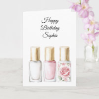 Esmalte Floral Rosa Pink Aniversário