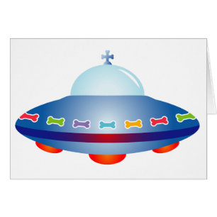 Cartão Espachante de OVNI