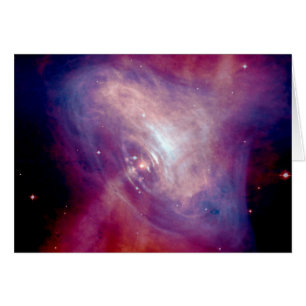 Cartão Espaço da NASA da nebulosa de caranguejo de