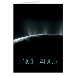 Cartão Espaço Exterior, Cosmos, Sistema Solar, Encélado D
