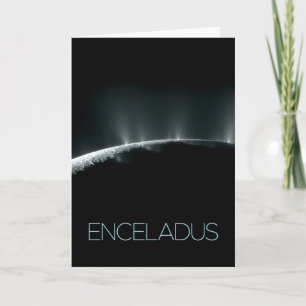 Cartão Espaço Exterior, Cosmos, Sistema Solar, Encélado D