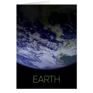 Cartão Espaço Exterior, Cosmos, Sistema Solar, Planeta Te