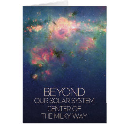Cartão Espaço Exterior, Galáxia, Centro Da Via Látea