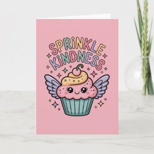 Cartão Espalhe Gentileza Cupcake