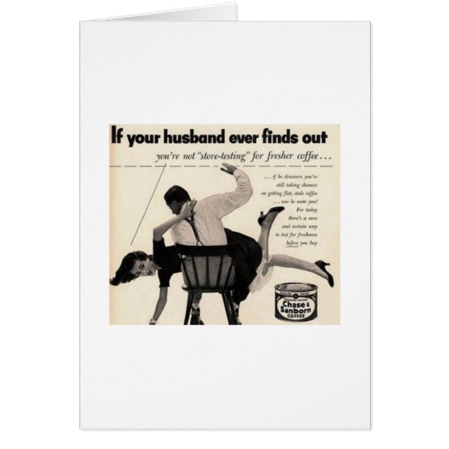 Cartão "espancando" (Frente)