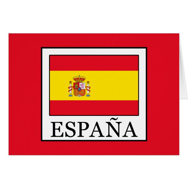 Cartão Espanha (Frente Horizontal)