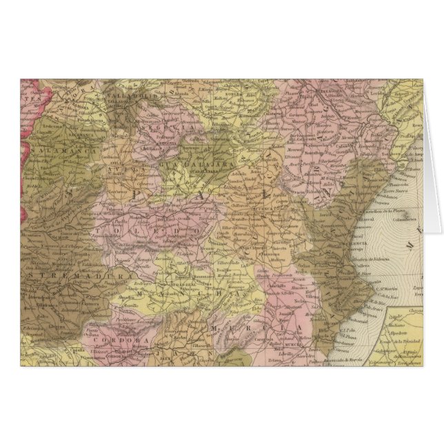 Cartão Espanha E Portugal (Frente Horizontal)