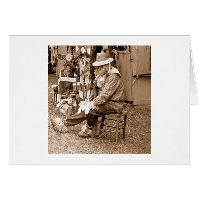 Cartão Espantalho (Frente Horizontal)