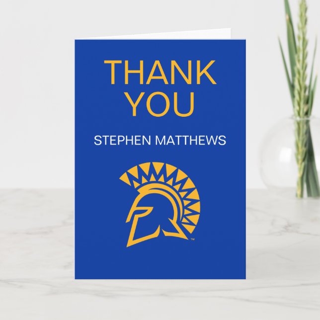 Cartão Espartanos do Estado de San José (Frente)