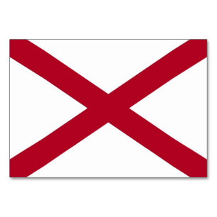 Cartão especial de mesa Patriótico com Bandeira do