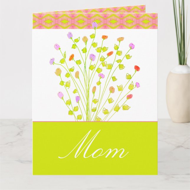 Cartão Especial do Dia das Mães Só Para Mamãe (Frente)