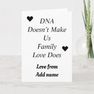 Cartão especial pai ou filho da etapa personalizad