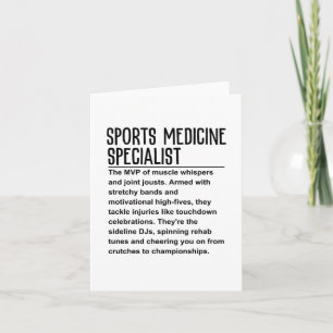 Cartão Especialista em medicina desportiva