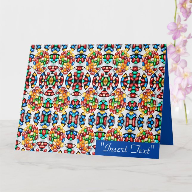 Cartão Espectro de Sweet: Feijões-de-gelatina em Technico (Orquídea)