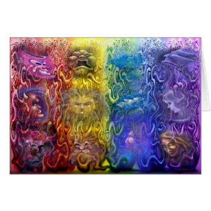 Cartão Espectro Intertecido de Emoção