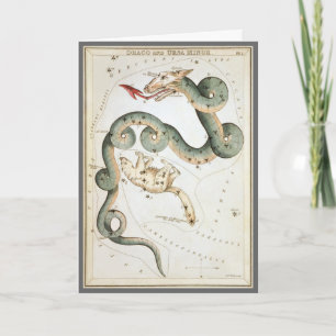 Cartão Espelho de Urânia, Mapa Celeste de Astronomia Anti