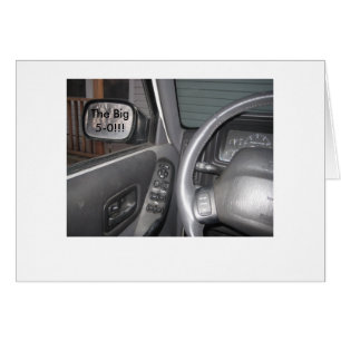 Cartão Espelho retrovisor (50)