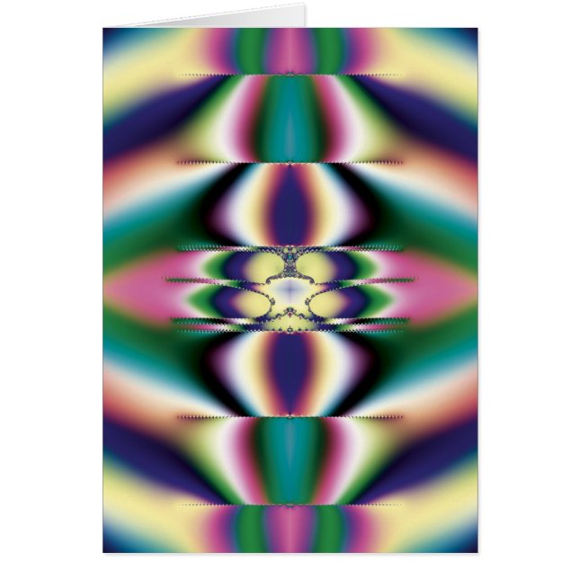 Cartão Espelhos do arco-íris (Frente)