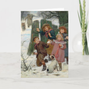 Cartão Espera, Aí Vem Ele.   Arthur John Elsley