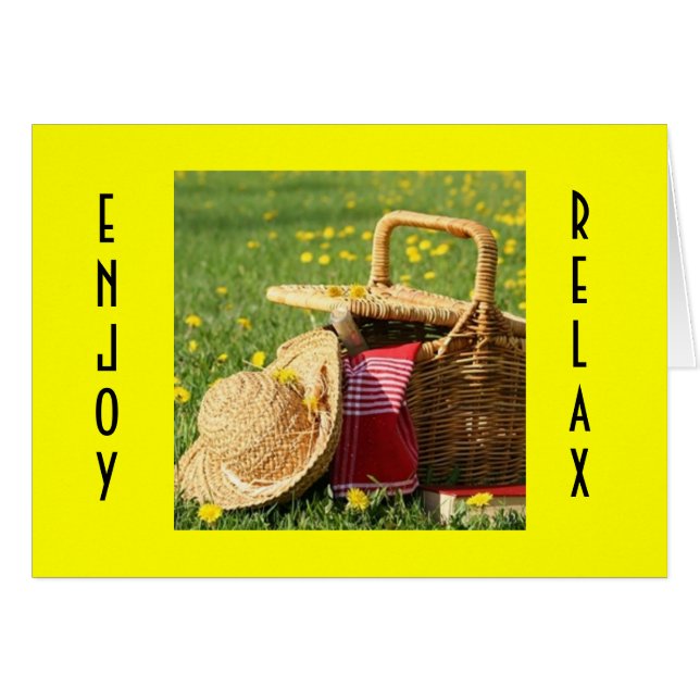 CARTÃO ESPERANÇA 40º É UMA PICNIC PURA (Frente Horizontal)