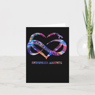 Cartão Esperança Ama Fibromialgia Consciência 2
