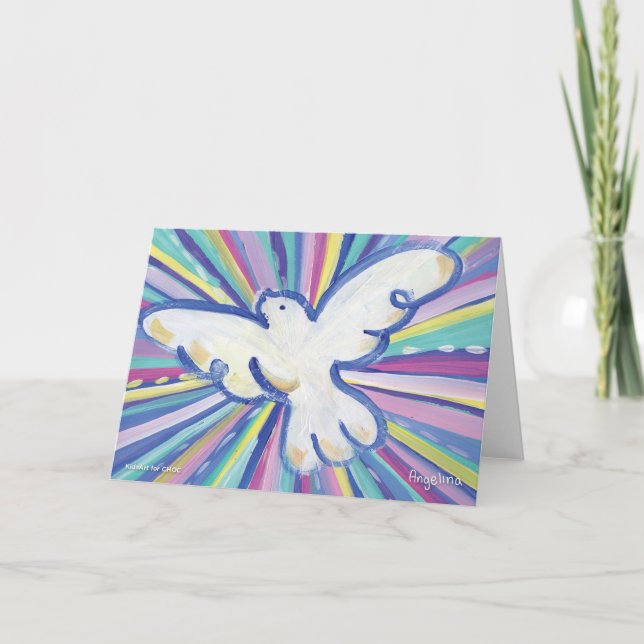 Cartão Esperança para Amanhã - KidsArt para CHOC (Frente)