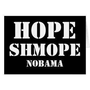 CARTÃO ESPERANÇA SHMOPE NOBAMA