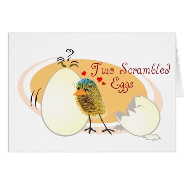 Cartão Esperando meu amor (Frente Horizontal)