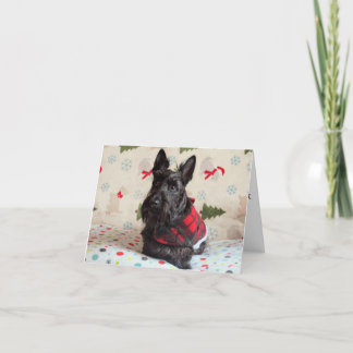 Cartão esperando por Santa Paws (com texto)