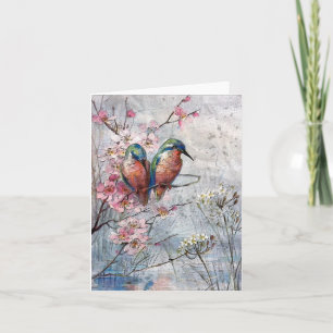 Cartão Esperando Por Um Pássaro Rebelde