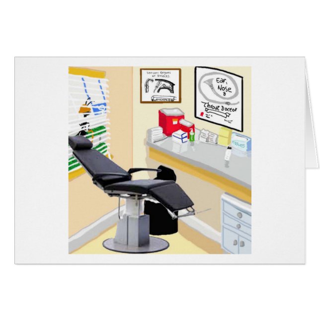 Cartão Esperando um paciente (Frente Horizontal)