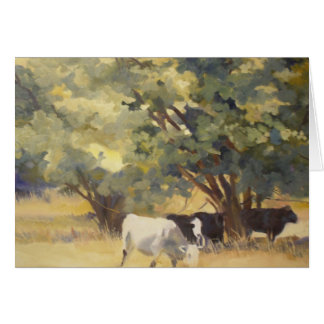 Cartão . Esperando uma brisa do verão no estado solitário