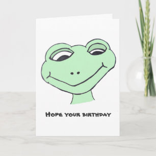 Cartão Espero o seu aniversário