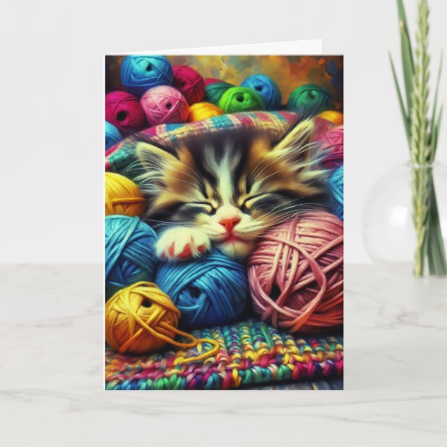 Cartão Espero que seu aniversário esteja relaxando e acal (Frente)