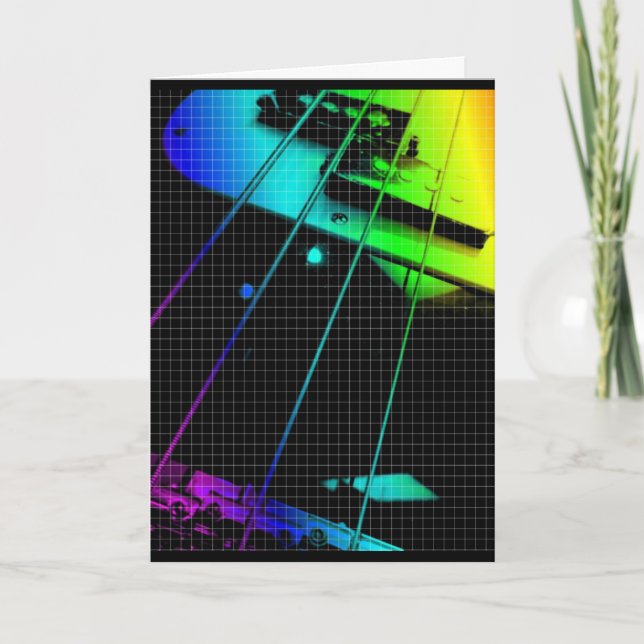 Cartão "Espero que seu aniversário seja tão bom quanto vo (Frente)