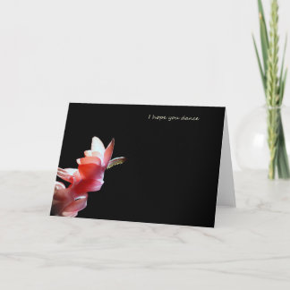 Cartão Espero Que Você Dance