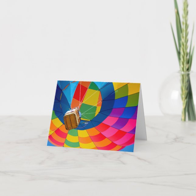 Cartão Espetáculo de balão de ar quente (Frente)