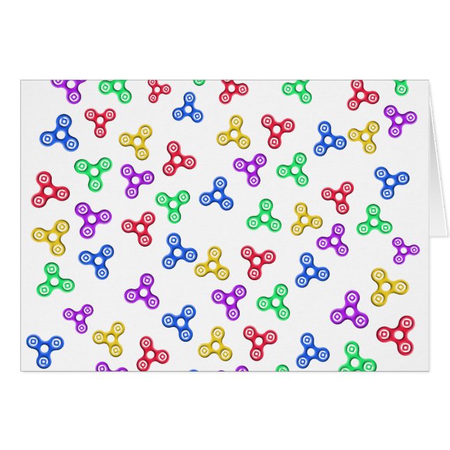 Cartão Espinadores do Fidget (Frente Horizontal)