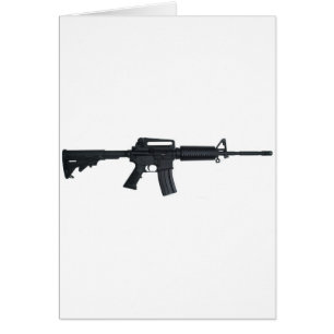 Cartão Espingarda de assalto AR15