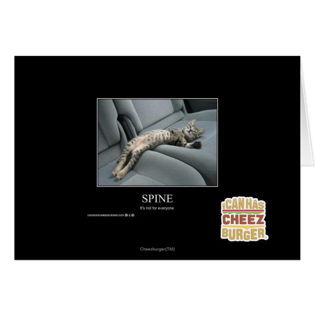 Cartão Espinha (Frente Horizontal)