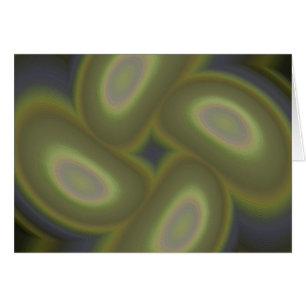 Cartão Espirais Verdes