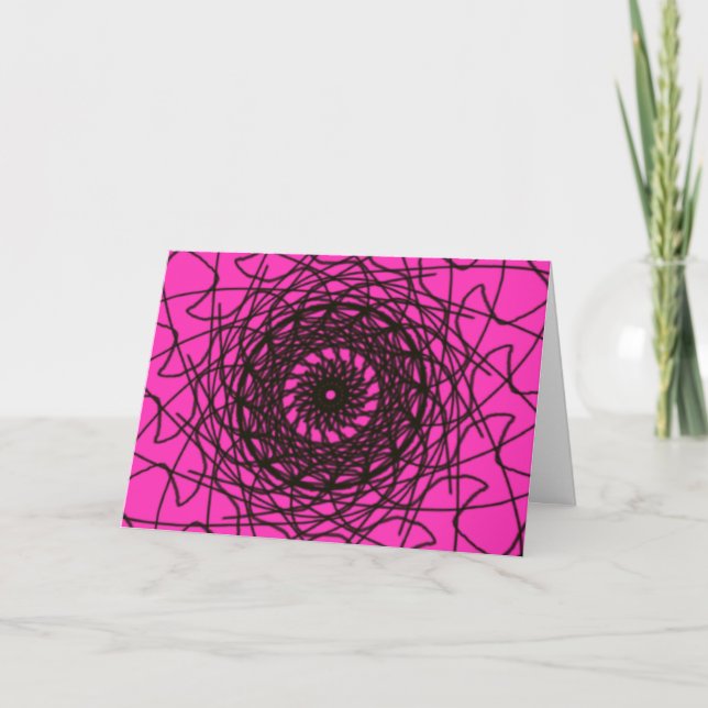 Cartão espiral universal *cartão de saudação* (Frente)