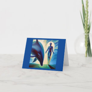 Cartão Espírito Animal Dolphin 3